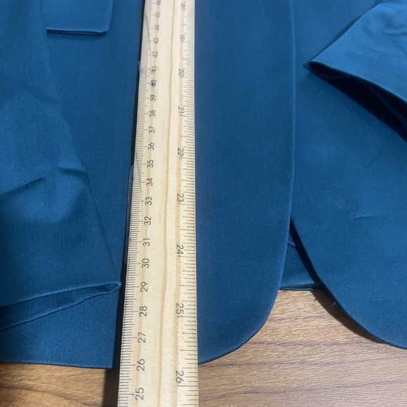Rag & Bone New York Teal Single Button Blazer Jacket Size 10 Womens Tailored - Picture 5 of 12